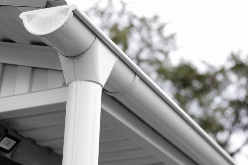 Gutter System During Rain